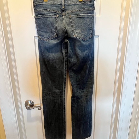 Citizens of Humanity Jeans Womens 29 Dark Wash Denim Ava Low Rise Straight Leg - Picture 9 of 9